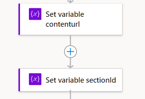 Set variables